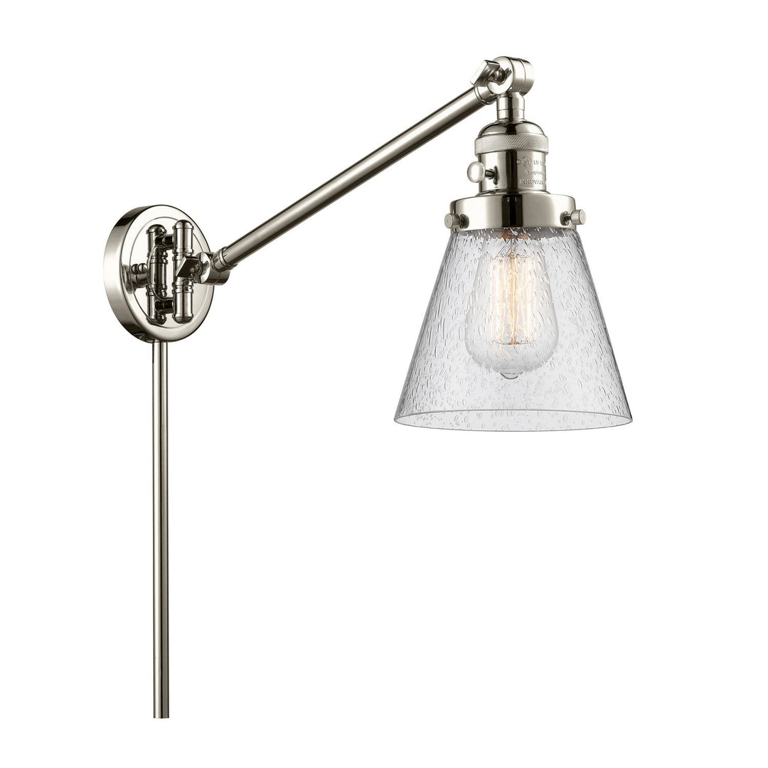 Innovations Lighting 237-PN-G64  Franklin Modern Restoration Lamp Polished Nickel