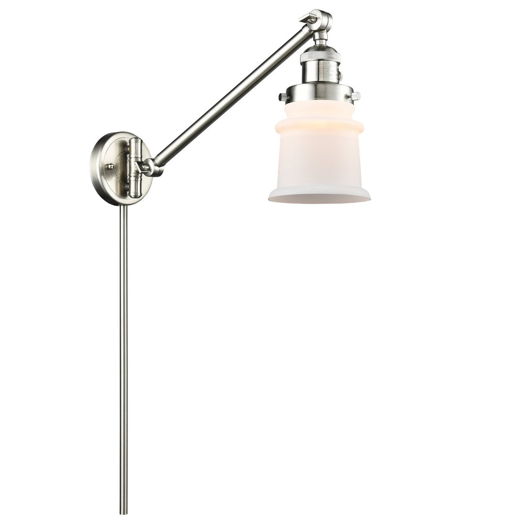Innovations Lighting 237-SN-G181S  Franklin Restoration Lamp Brushed Satin Nickel