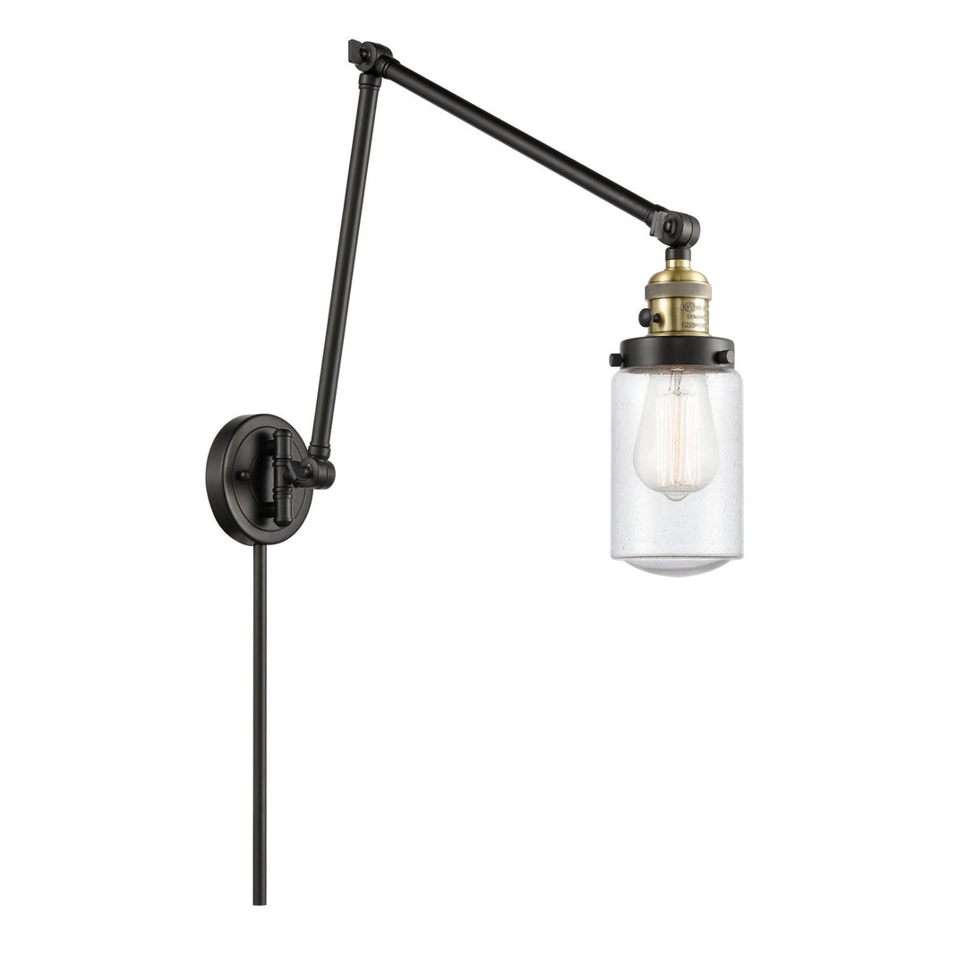 Innovations Lighting 238-BAB-G314 Modern Franklin Restoration Lamp Black Antique Brass