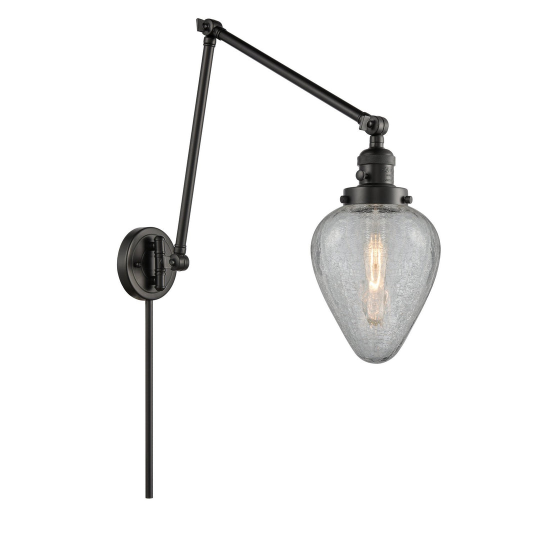 Innovations Lighting 238-BK-G165  Franklin Restoration Lamp Matte Black