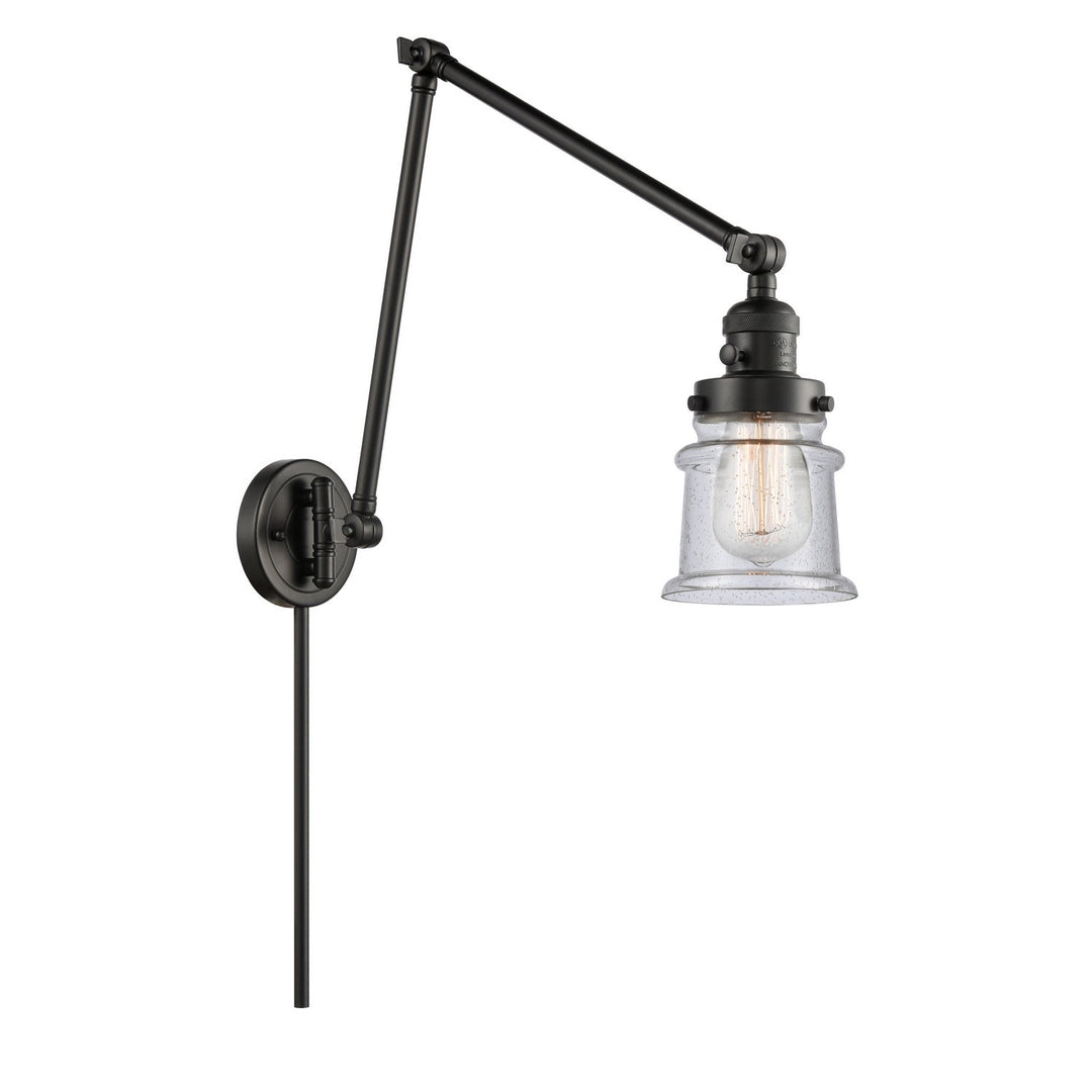 Innovations Lighting 238-BK-G184S  Franklin Restoration Lamp Matte Black
