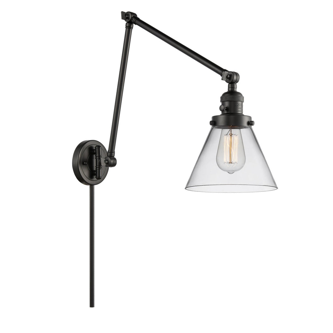 Innovations Lighting 238-BK-G42  Franklin Modern Restoration Lamp Matte Black