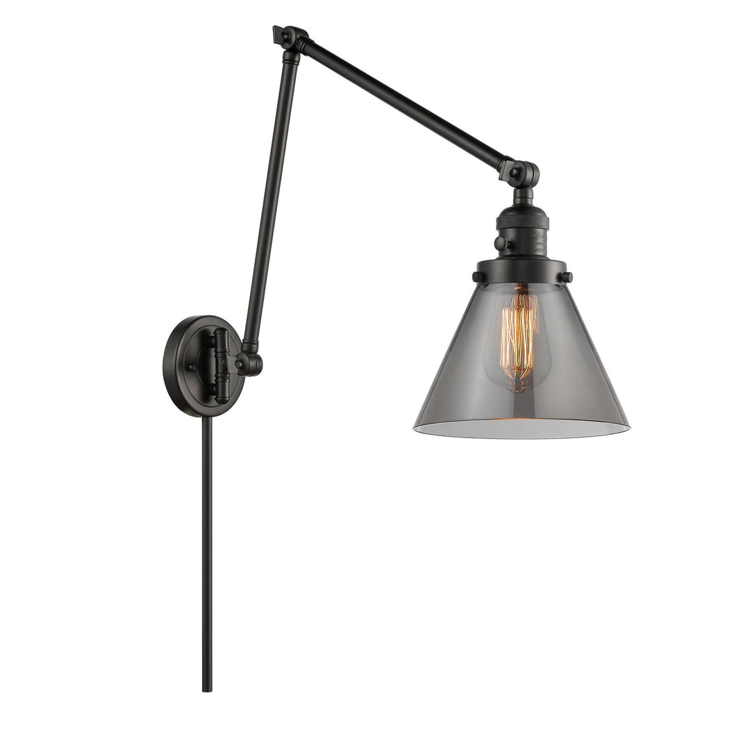 Innovations Lighting 238-BK-G43  Franklin Modern Restoration Lamp Matte Black