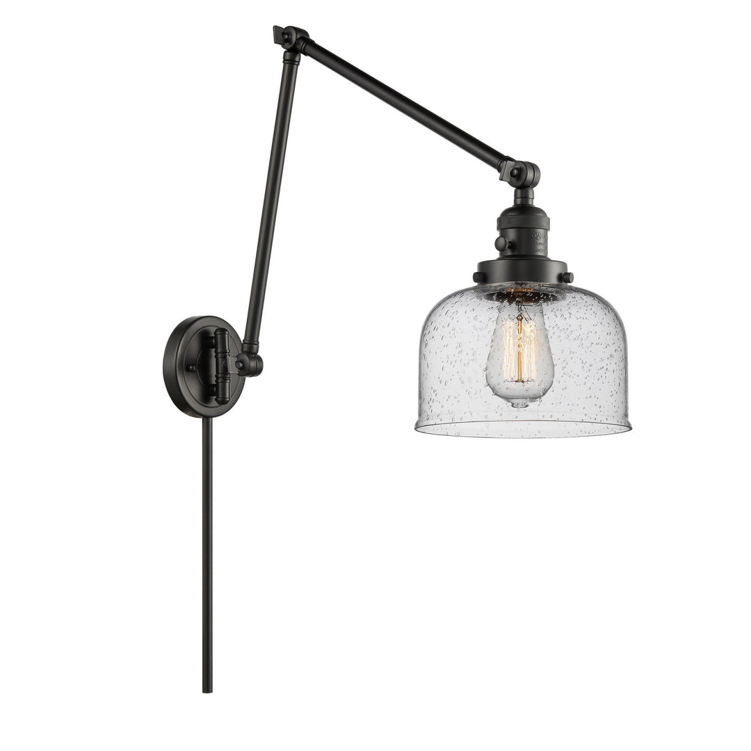 Innovations Lighting 238-BK-G74 Modern Franklin Restoration Lamp Matte Black
