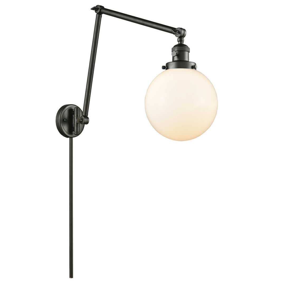Innovations Lighting 238-OB-G201-8 Modern Franklin Restoration Lamp Oil Rubbed Bronze