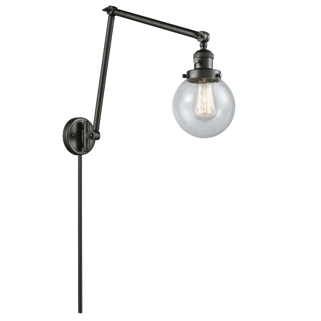 Innovations Lighting 238-OB-G204-6 Modern Franklin Restoration Lamp Oil Rubbed Bronze