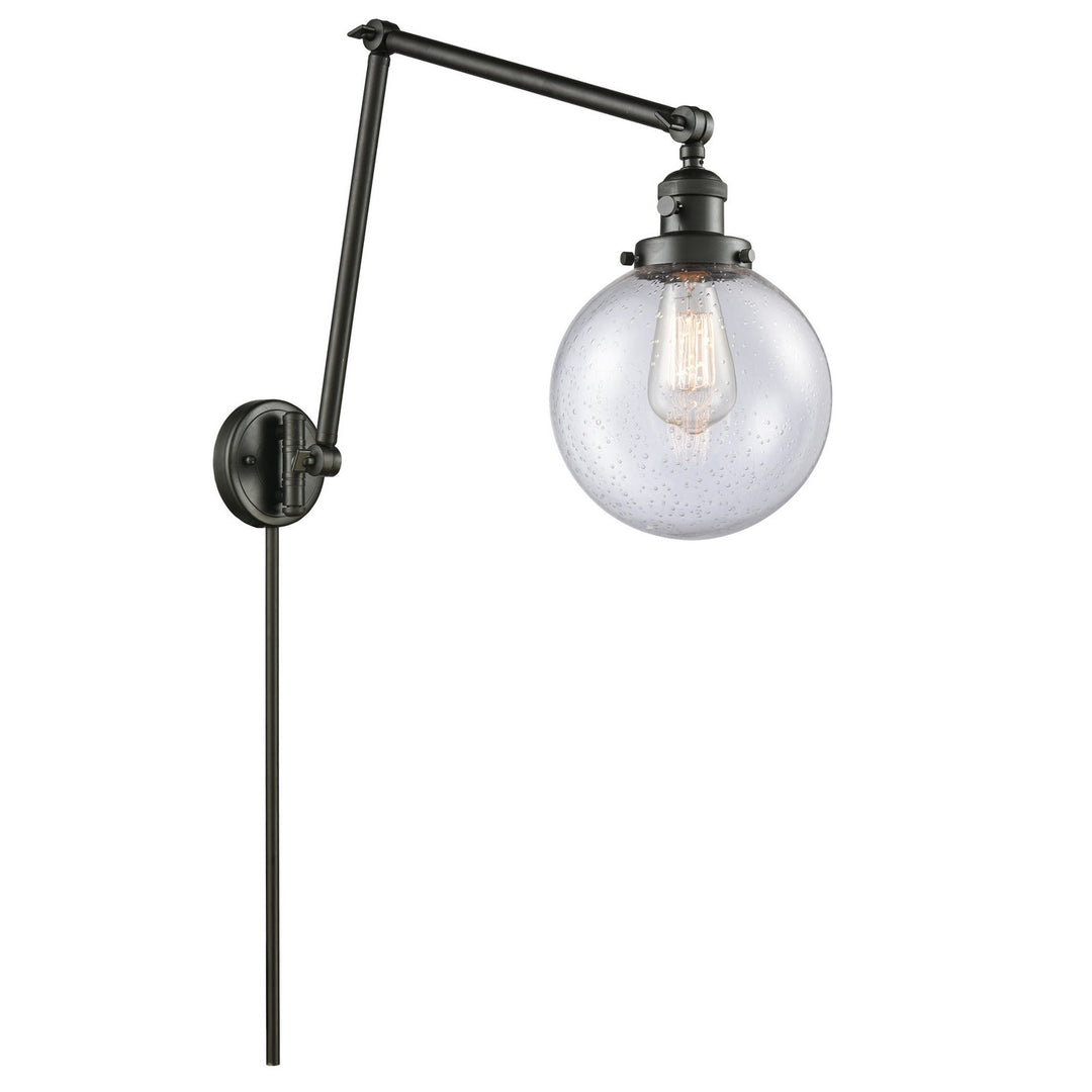 Innovations Lighting 238-OB-G204-8 Modern Franklin Restoration Lamp Oil Rubbed Bronze