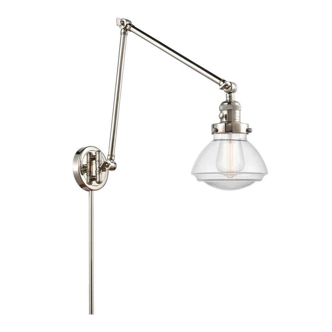 Innovations Lighting 238-PN-G322  Franklin Restoration Lamp Polished Nickel
