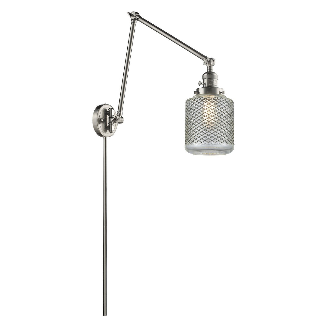 Innovations Lighting 238-SN-G262  Franklin Modern Restoration Lamp Brushed Satin Nickel