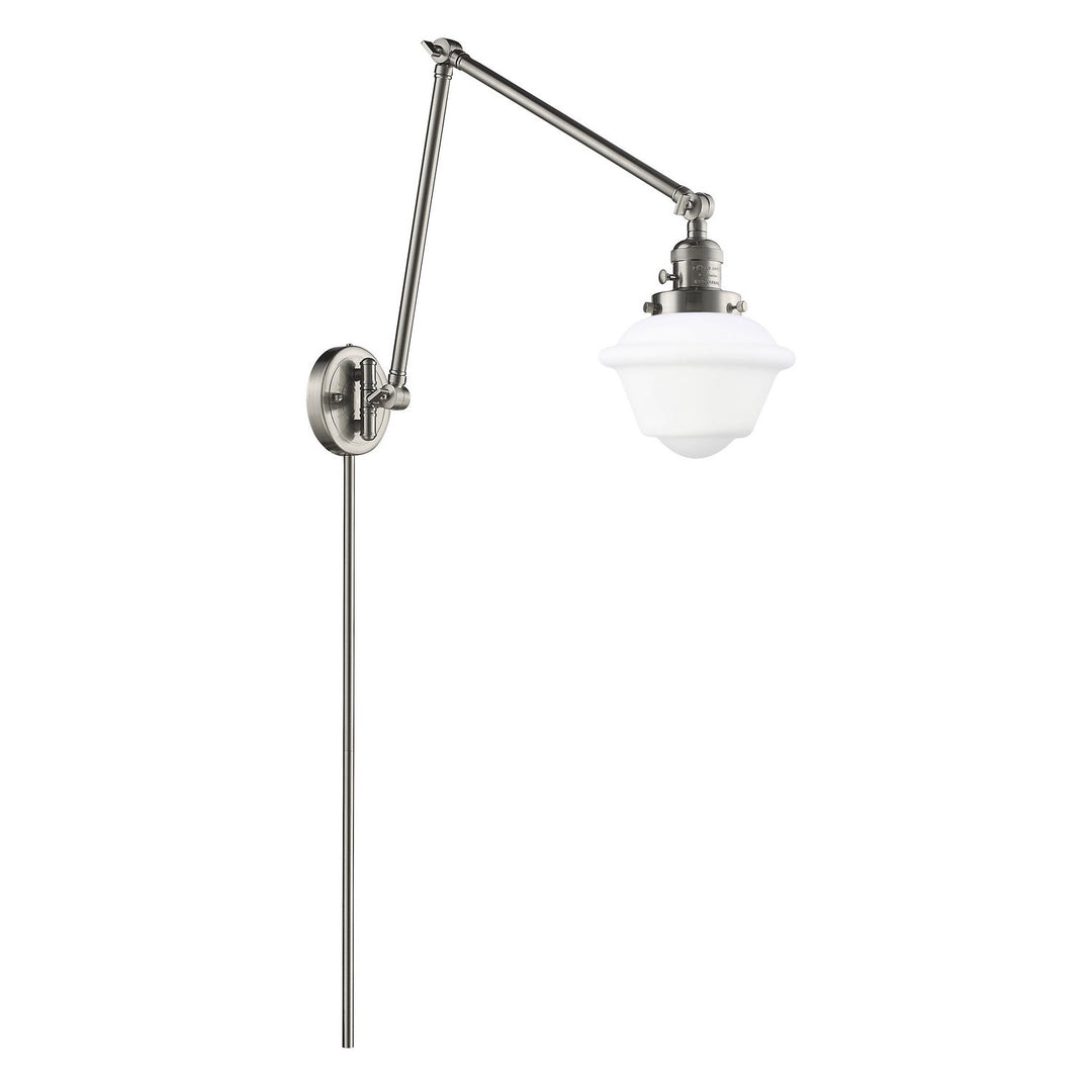 Innovations Lighting 238-SN-G531  Franklin Restoration Lamp Brushed Satin Nickel