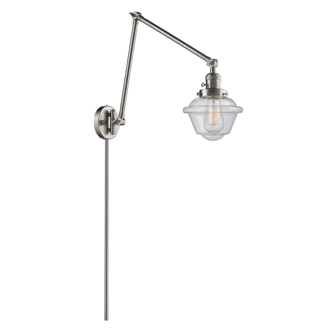 Innovations Lighting 238-SN-G534  Franklin Restoration Lamp Brushed Satin Nickel