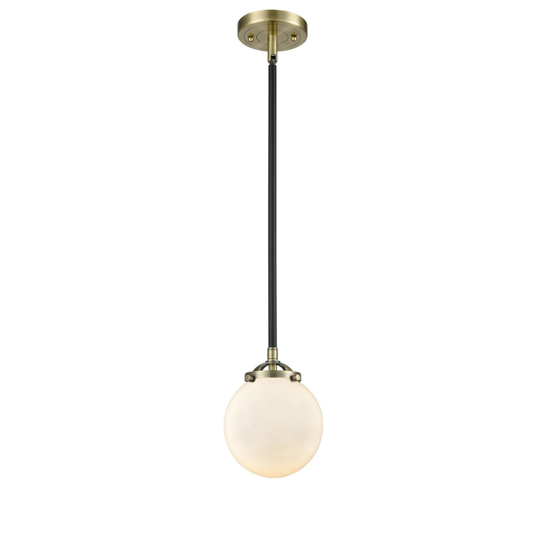 Innovations Nouveau 284-1S-BAB-G201-6 Pendant Light - Black Antique Brass