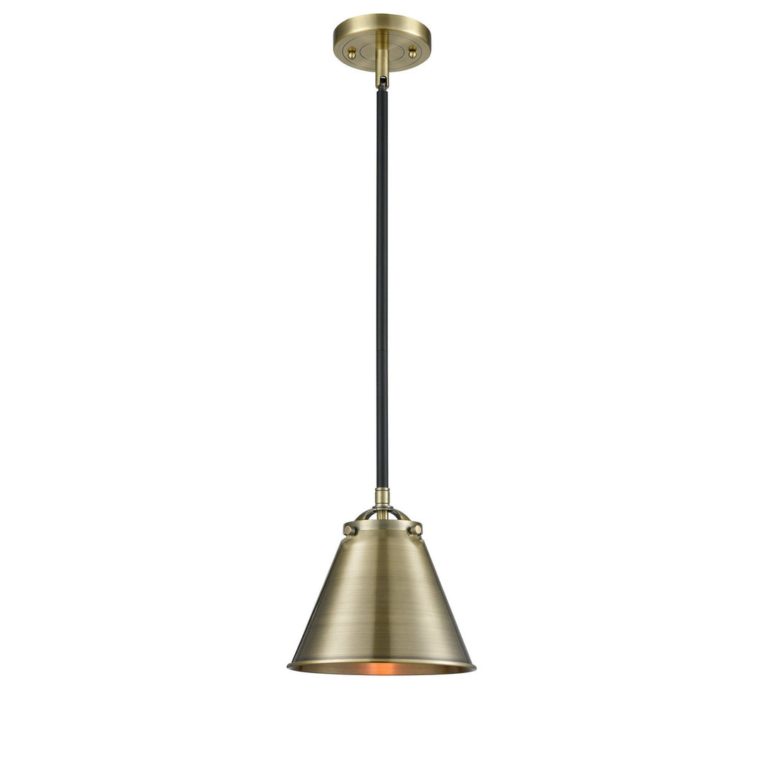 Innovations Nouveau 284-1S-BAB-M13-AB Pendant Light - Black Antique Brass
