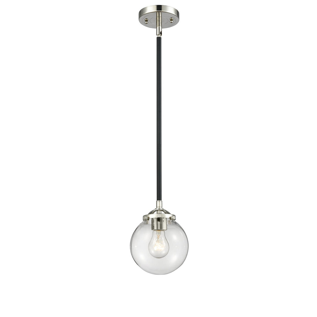 Innovations Nouveau 284-1S-BPN-G202-6 Pendant Light - Black Polished Nickel