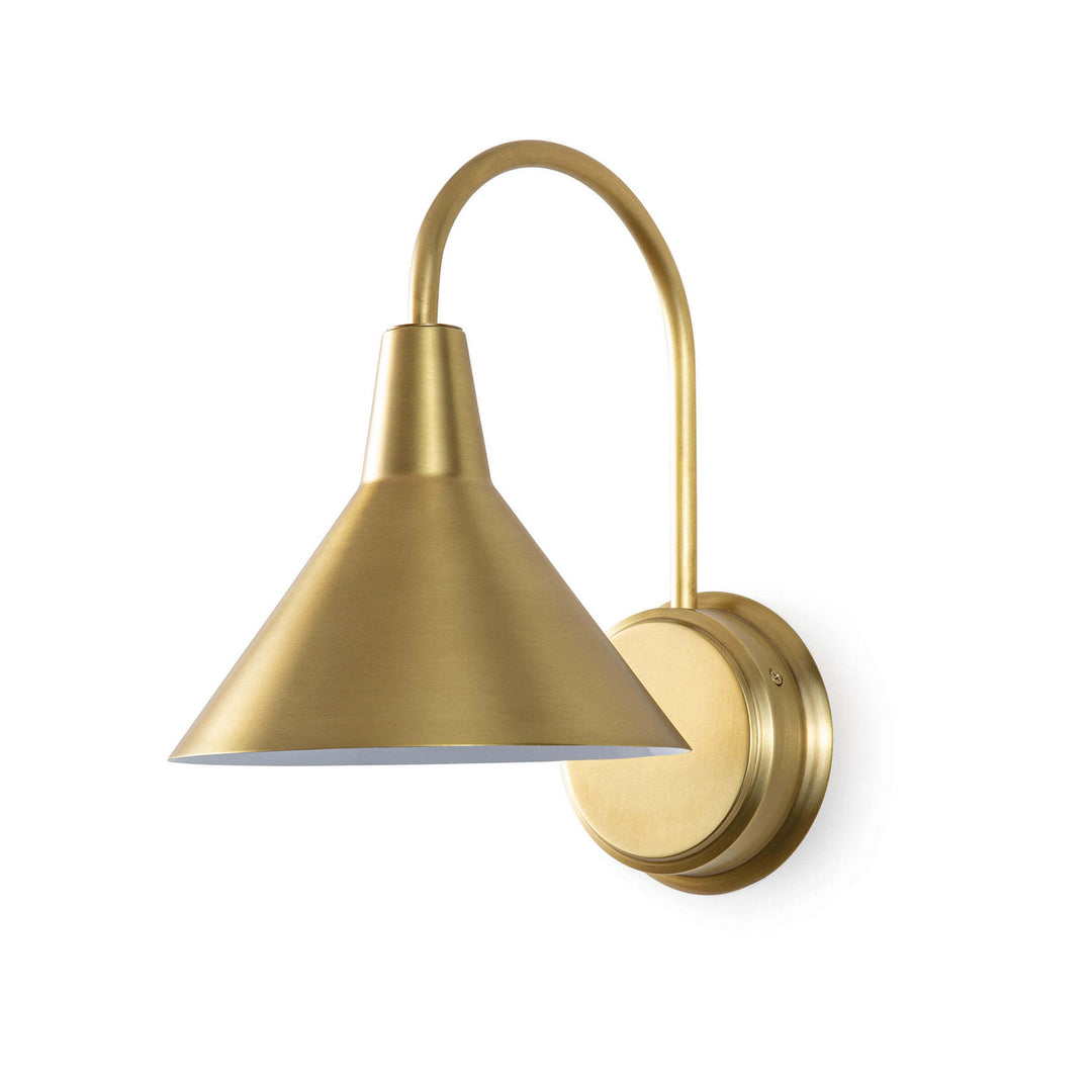 Regina Andrew Dublin 15-1121NB Wall Sconce Light - Natural Brass