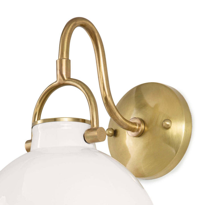 Regina Andrew Eloise 15-1124WT Wall Sconce Light - White