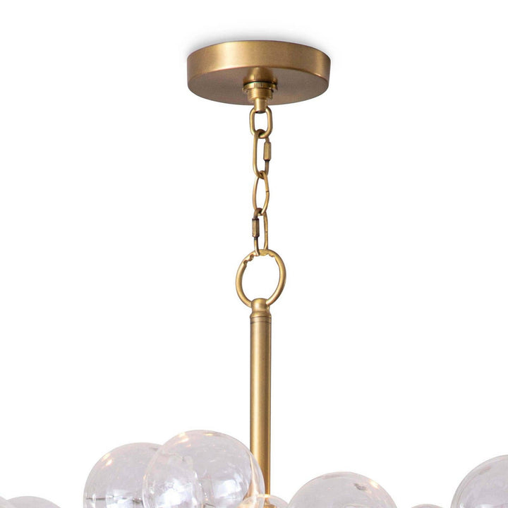 Regina Andrew Bubbles 16-1044NB Chandelier Light - Natural Brass