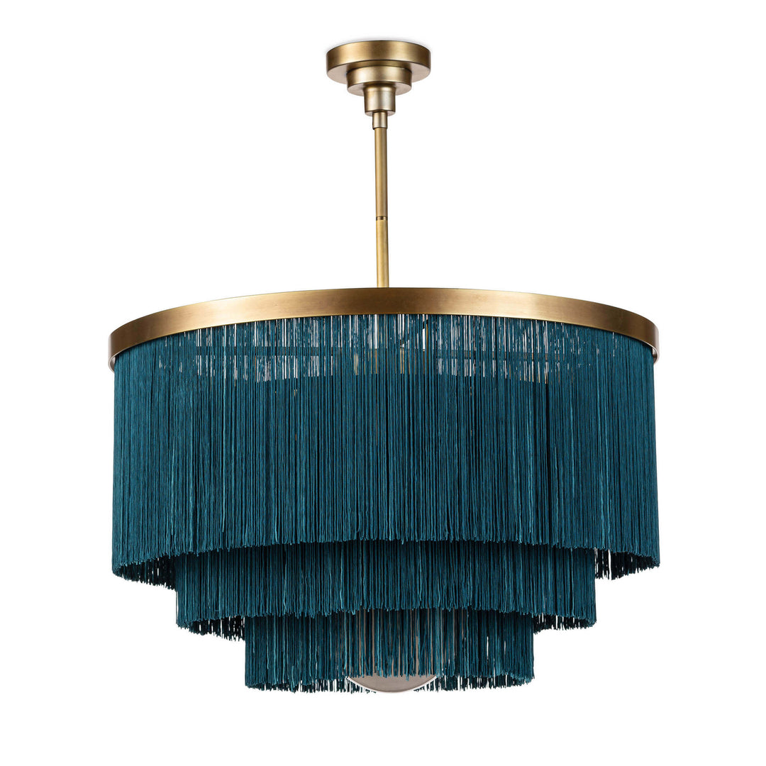 Regina Andrew Cabaret 16-1257BLU Chandelier Light - Natural Brass