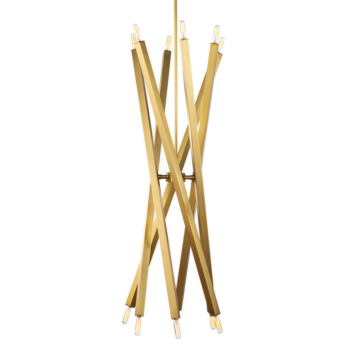 Regina Andrew Viper 16-1289NB Chandelier Light - Natural Brass