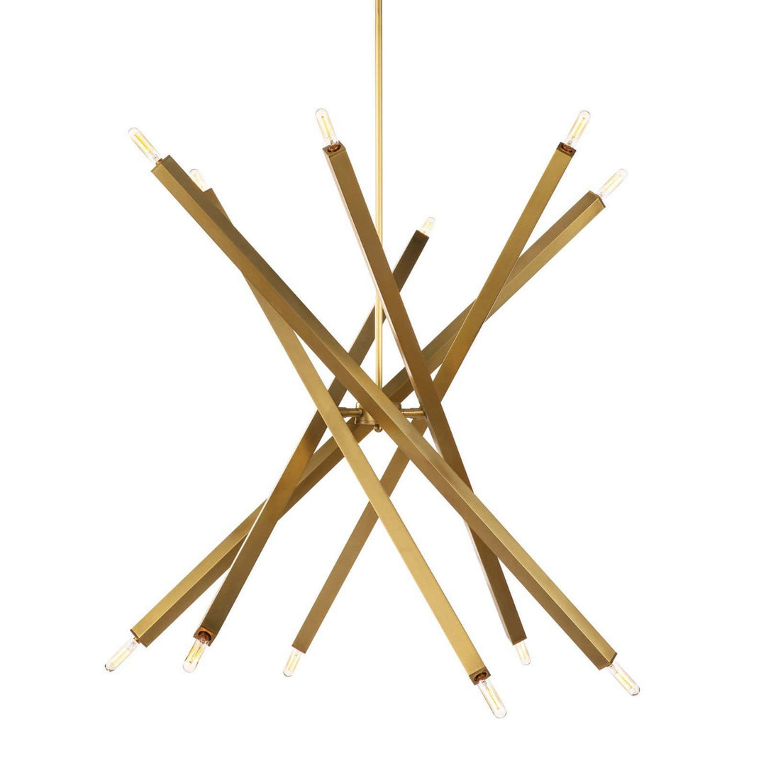 Regina Andrew Viper 16-1289NB Chandelier Light - Natural Brass