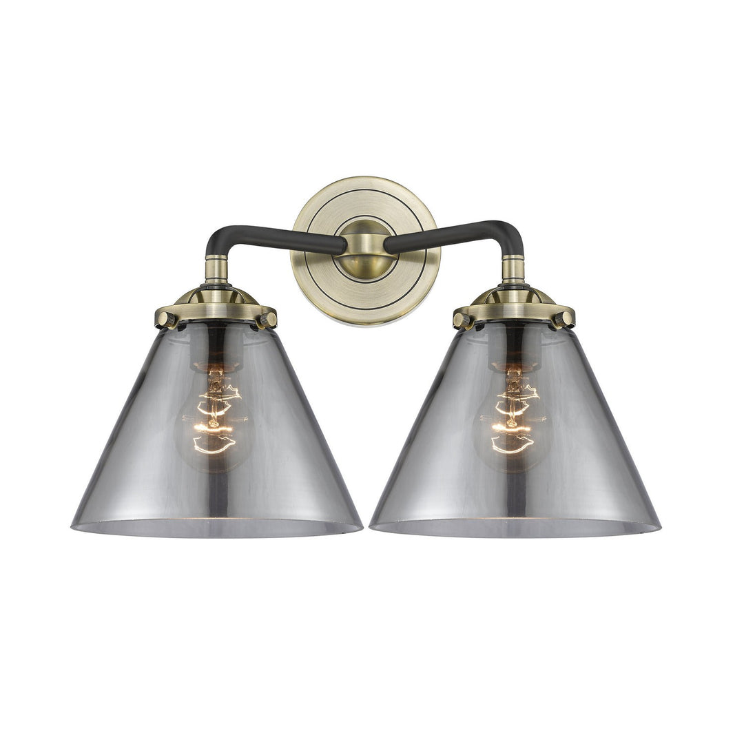 Innovations Nouveau 284-2W-BAB-G43 Bath Vanity Light 16 in. wide - Black Antique Brass