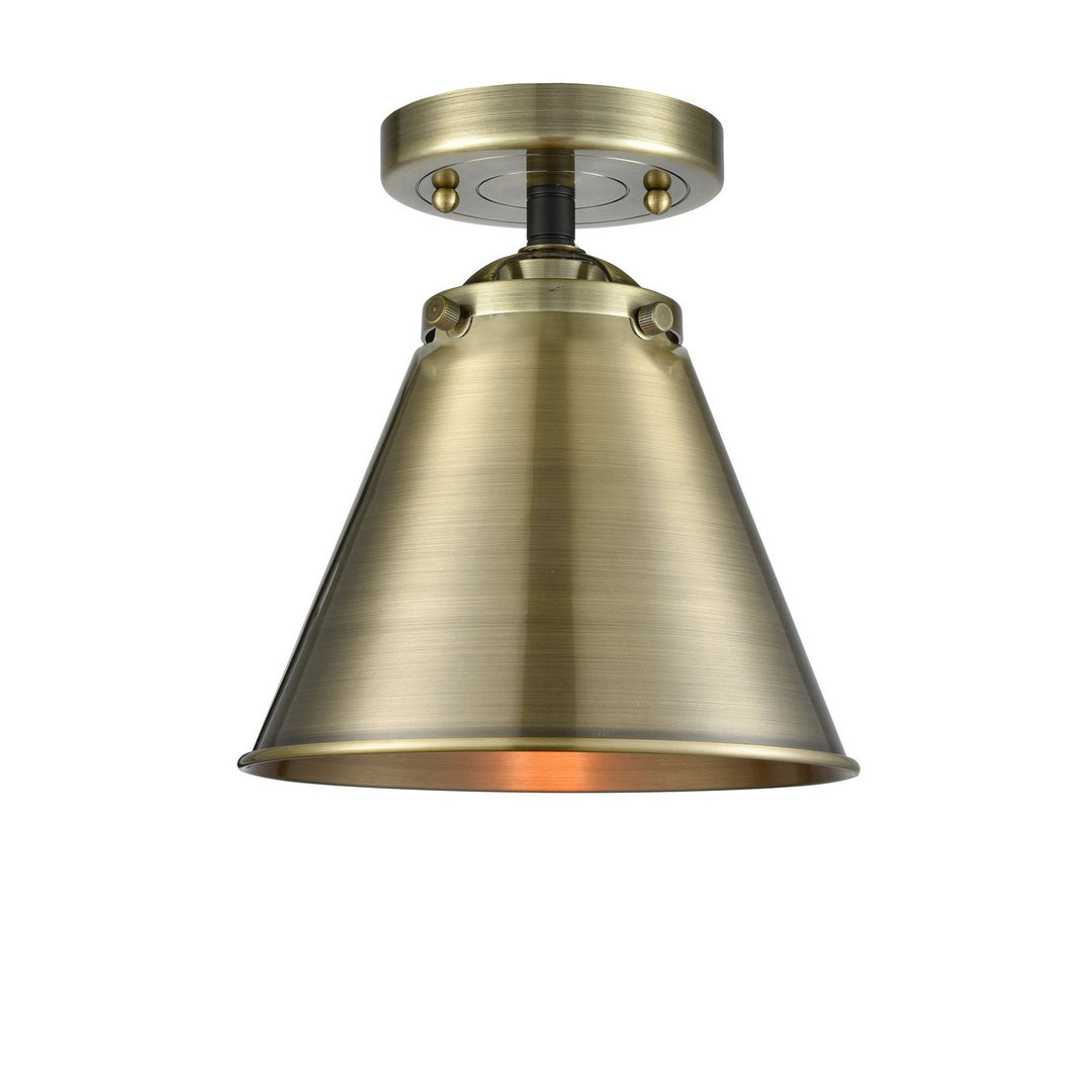 Innovations Nouveau 284-1C-BAB-M13-AB Ceiling Light - Black Antique Brass