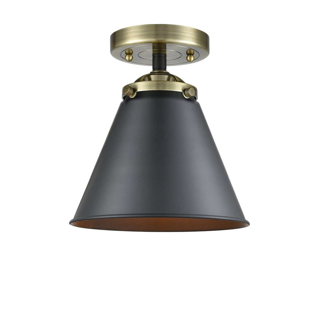 Innovations Nouveau 284-1C-BAB-M13-BK-LED Ceiling Light - Black Antique Brass