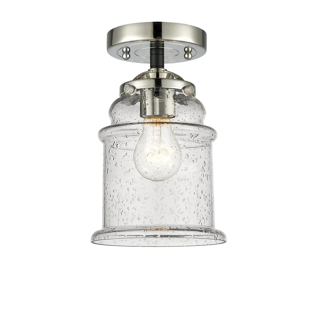 Innovations Nouveau 284-1C-BPN-G184 Ceiling Light - Black Polished Nickel