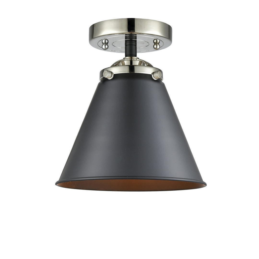 Innovations Nouveau 284-1C-BPN-M13-BK Ceiling Light - Black Polished Nickel