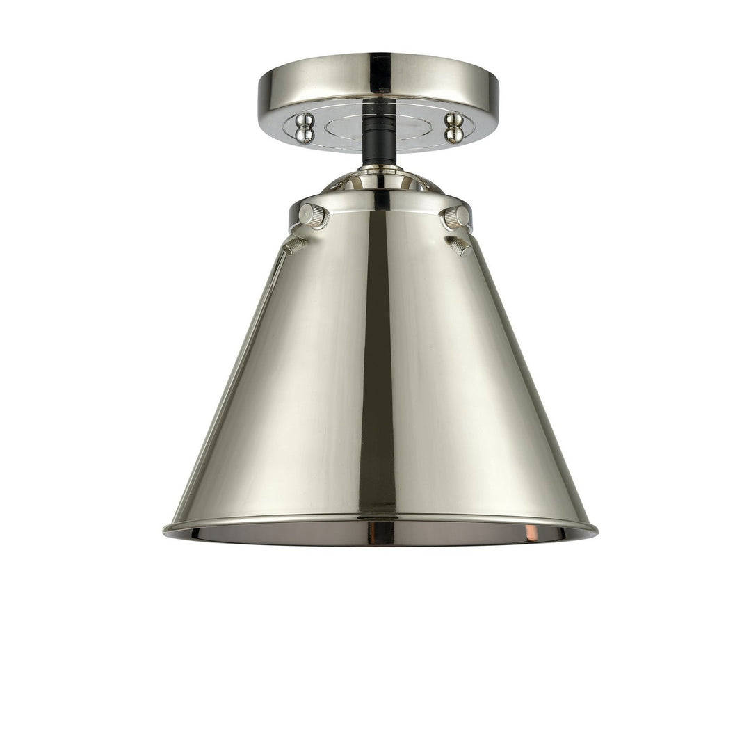 Innovations Nouveau 284-1C-BPN-M13-PN Ceiling Light - Black Polished Nickel