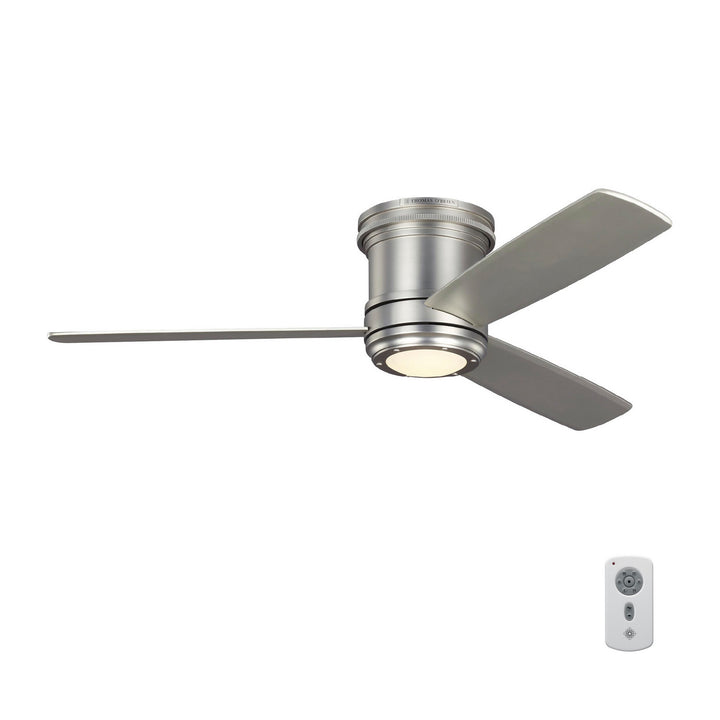 Visual Comfort Fan Aerotour Semi-Flush 56 3TAHR56SND Ceiling Fan - Satin Nickel, Silver/Silver/