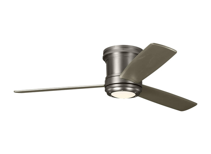 Visual Comfort Fan Aerotour Semi-Flush 56 3TAHR56SND Ceiling Fan - Satin Nickel, Silver/Silver/