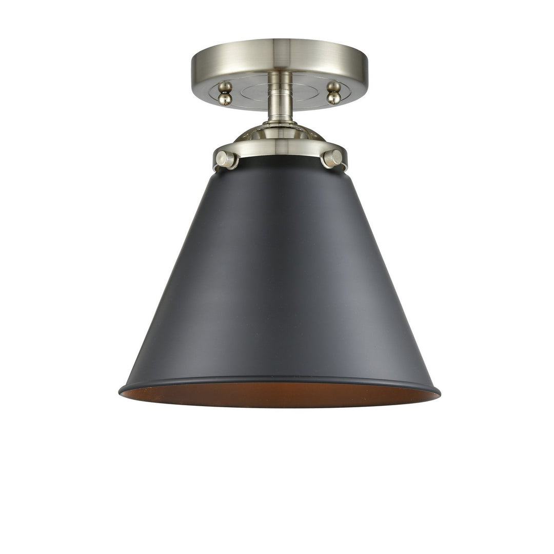 Innovations Nouveau 284-1C-SN-M13-BK Ceiling Light - Brushed Satin Nickel