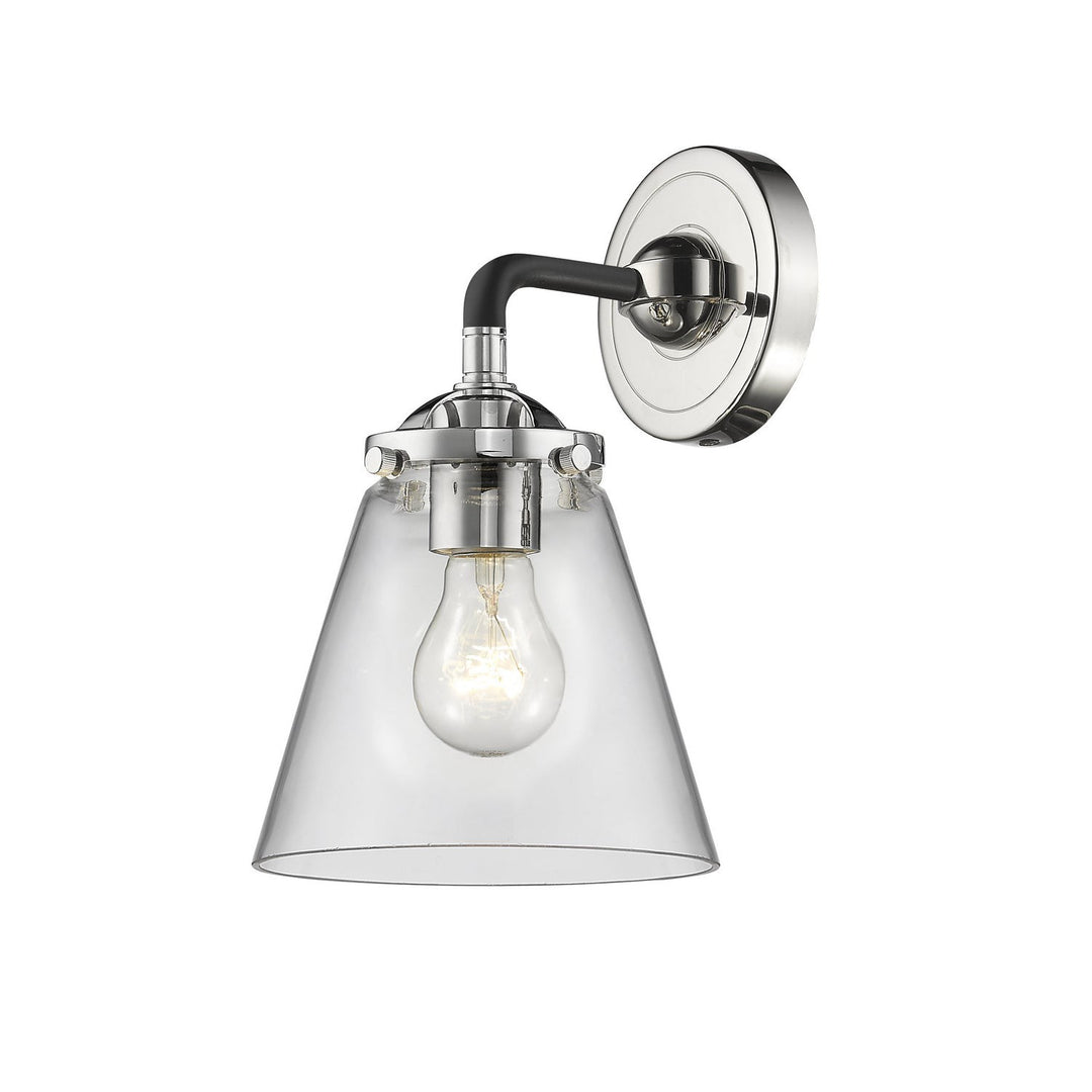 Innovations Nouveau 284-1W-BPN-G62 Wall Sconce Light - Black Polished Nickel