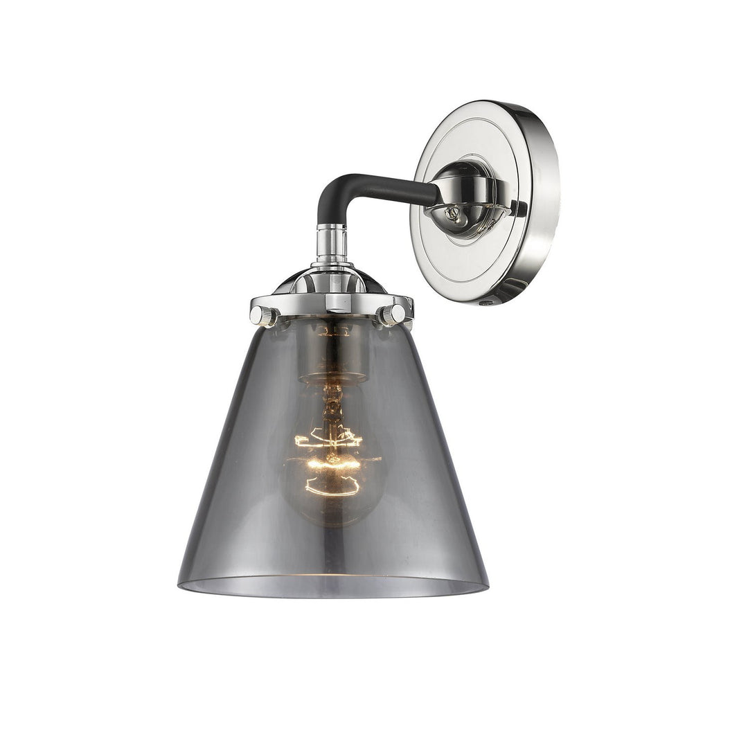Innovations Nouveau 284-1W-BPN-G63 Wall Sconce Light - Black Polished Nickel