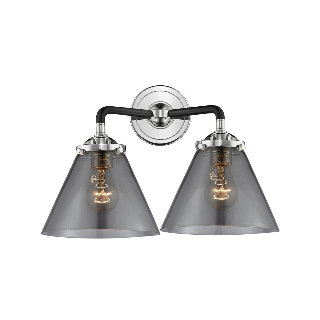 Innovations Nouveau 284-2W-BPN-G43 Bath Vanity Light 16 in. wide - Black Polished Nickel