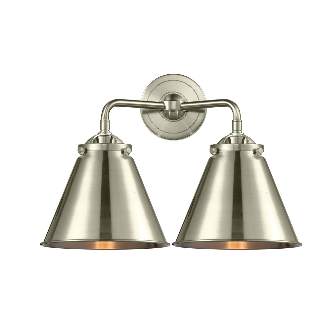 Innovations Nouveau 284-2W-SN-M13-SN Bath Vanity Light 16 in. wide - Brushed Satin Nickel