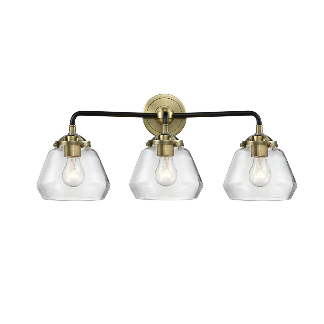 Innovations Nouveau 284-3W-BAB-G172 Bath Vanity Light 25 in. wide - Black Antique Brass