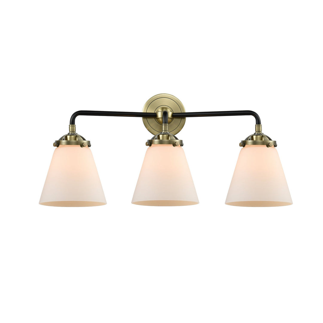Innovations Nouveau 284-3W-BAB-G61 Bath Vanity Light 25 in. wide - Black Antique Brass