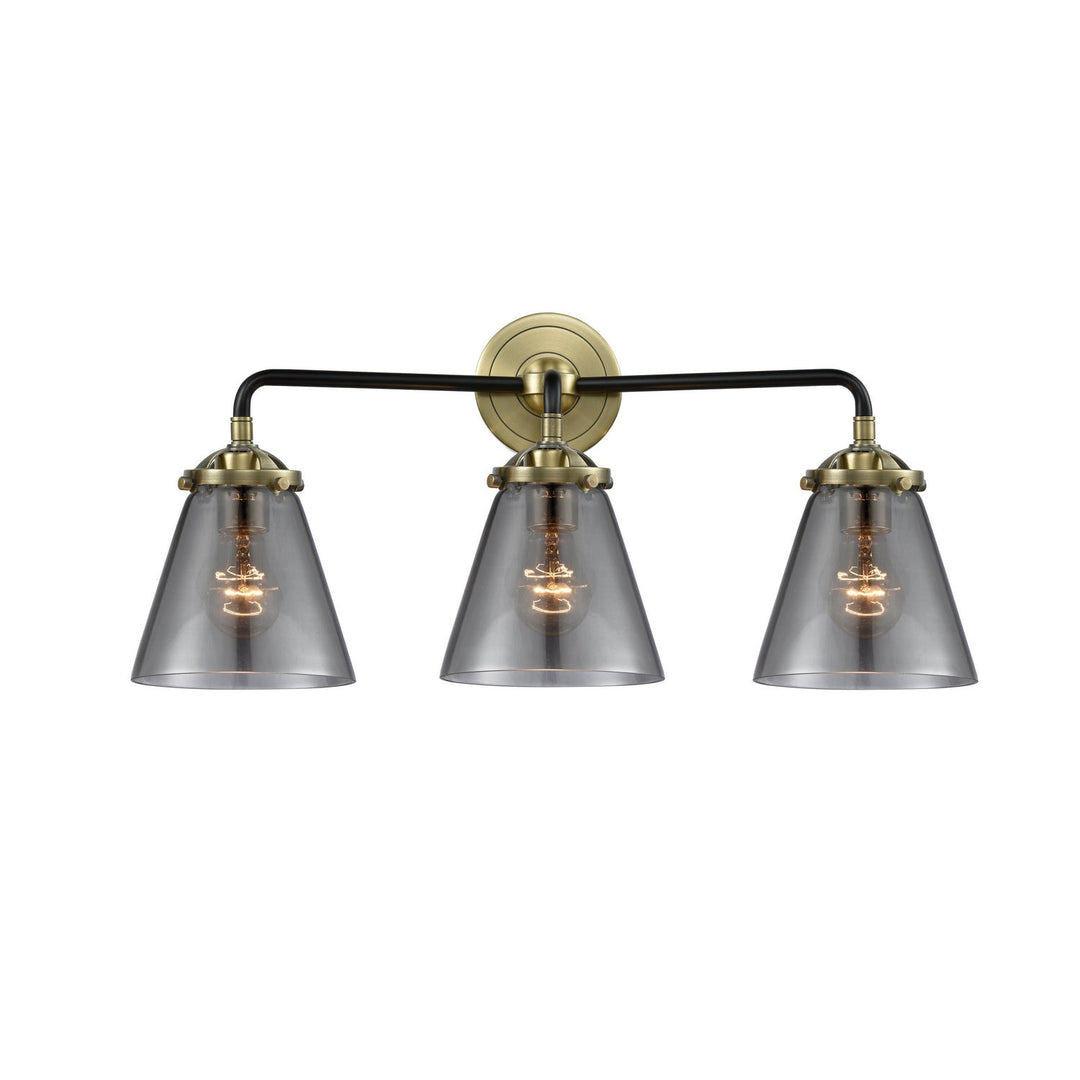 Innovations Nouveau 284-3W-BAB-G63 Bath Vanity Light 25 in. wide - Black Antique Brass