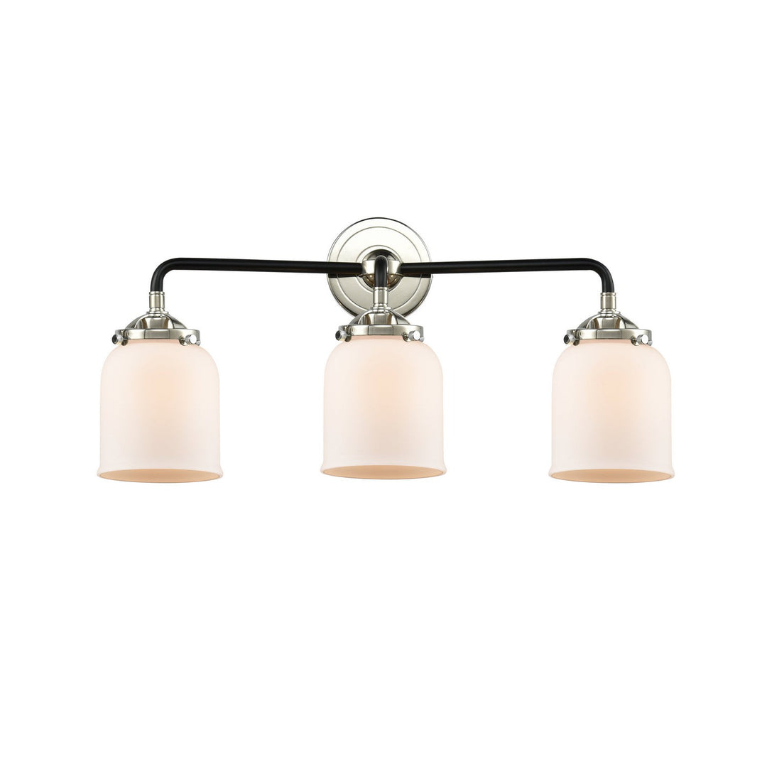 Innovations Nouveau 284-3W-BPN-G51 Bath Vanity Light 23 in. wide - Black Polished Nickel