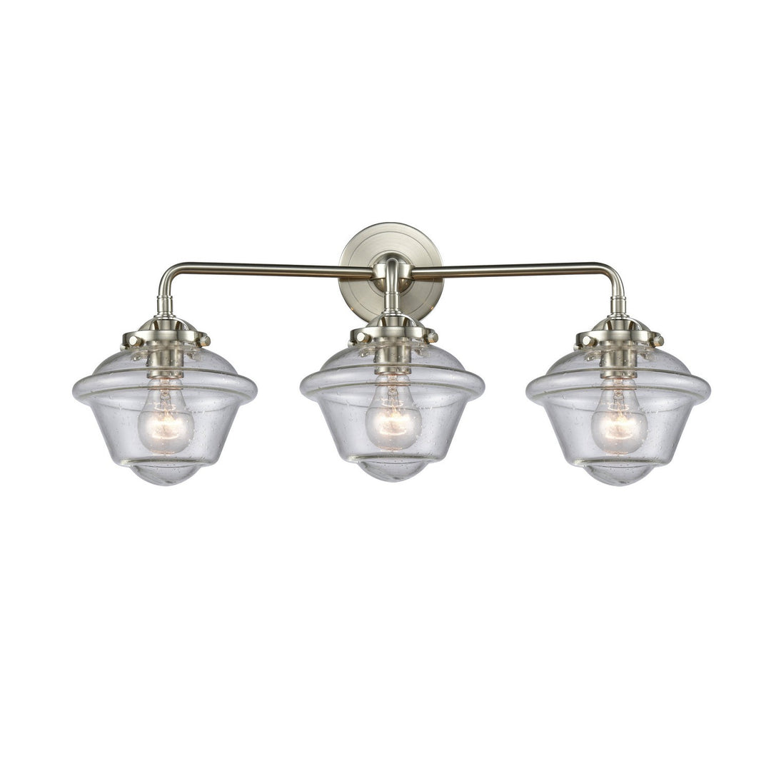 Innovations Nouveau 284-3W-SN-G534 Bath Vanity Light 26 in. wide - Brushed Satin Nickel