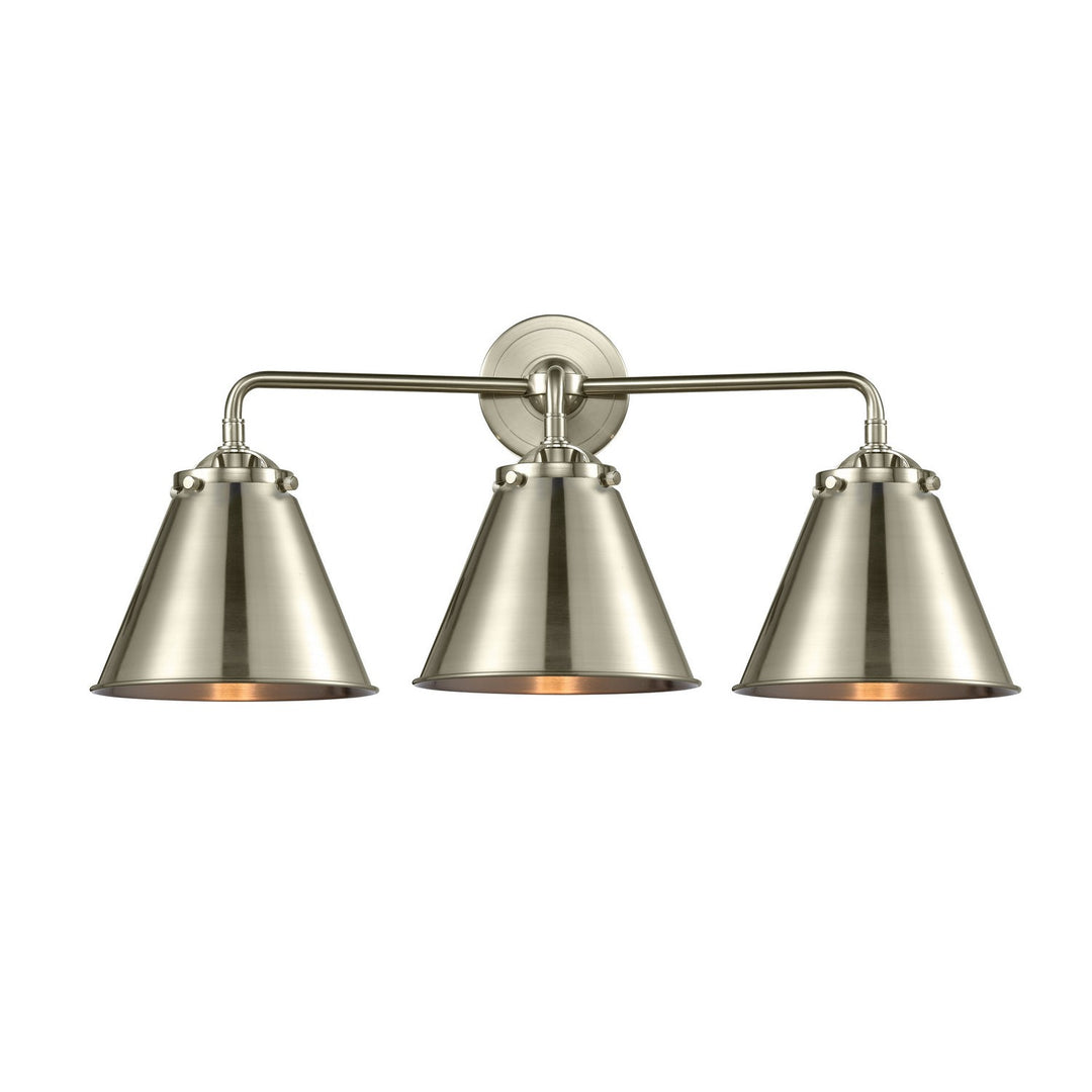 Innovations Nouveau 284-3W-SN-M13-SN Bath Vanity Light 26 in. wide - Brushed Satin Nickel