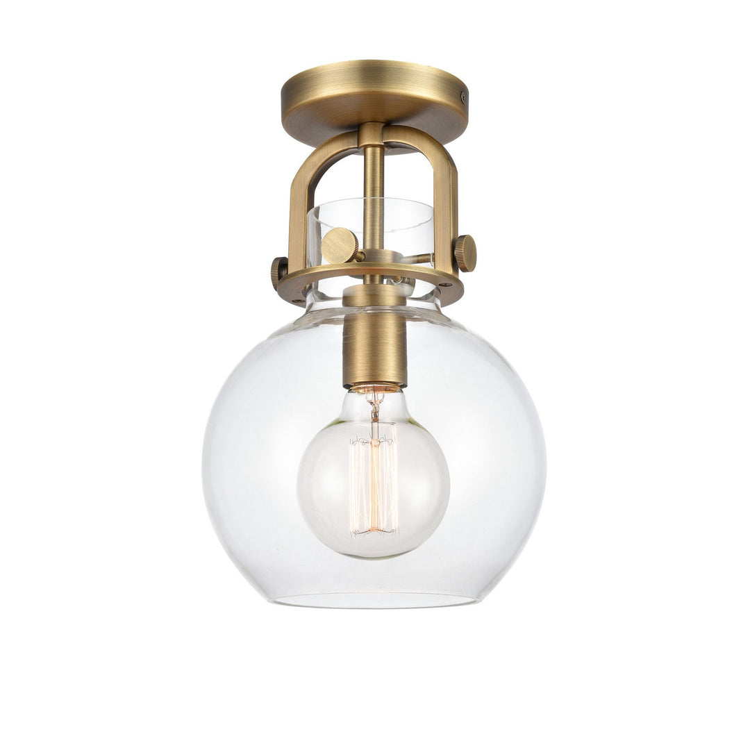 Innovations Newton 410-1F-BB-8CL Ceiling Light - Brushed Brass
