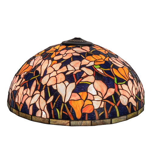 Meyda Tiffany Lighting 10349 Tiffany Magnolia Shade Lamp Shade Multicolored