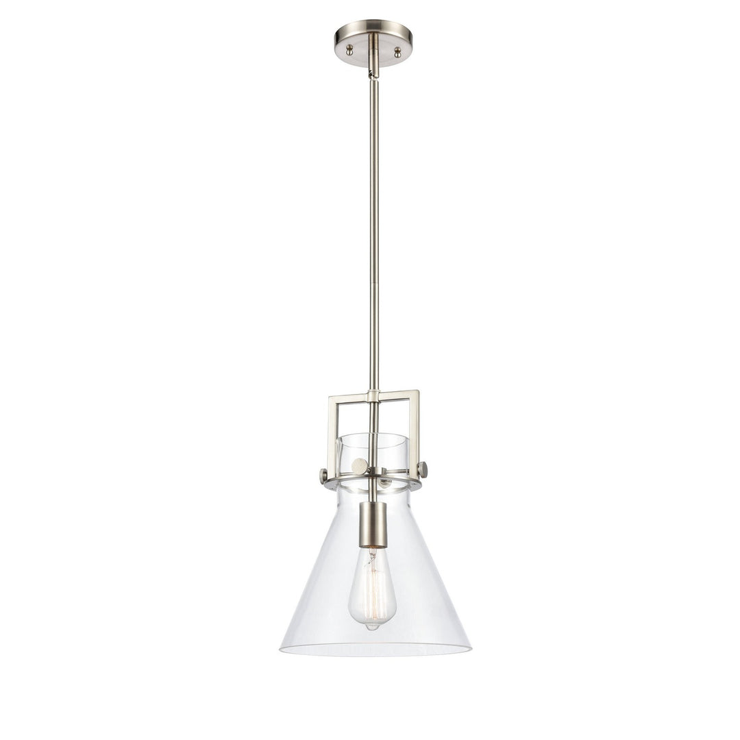 Innovations Newton 411-1S-SN-10CL Pendant Light - Brushed Satin Nickel