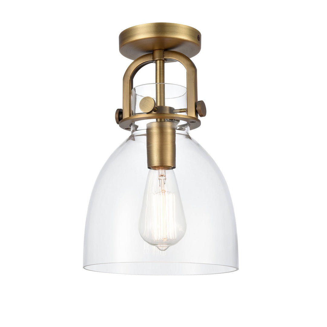 Innovations Newton 412-1F-BB-8CL Ceiling Light - Brushed Brass