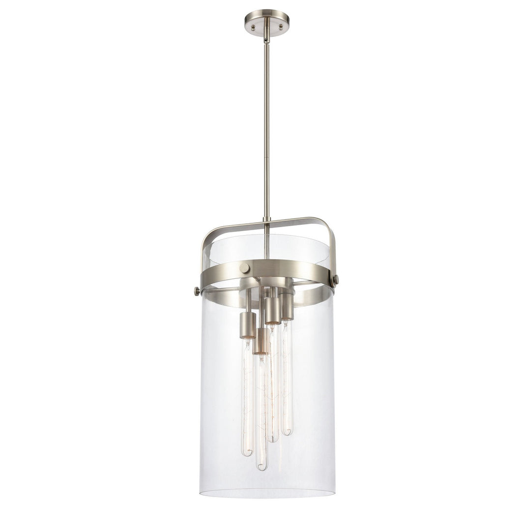 Innovations Restoration 413-4S-SN-12CL Pendant Light - Brushed Satin Nickel