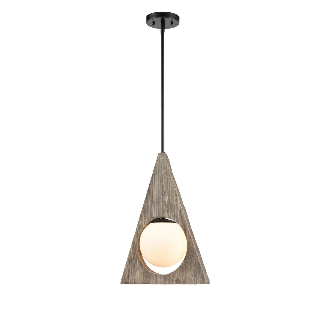 Innovations Maverick 439-1S-BK-W Pendant Light - Matte Black