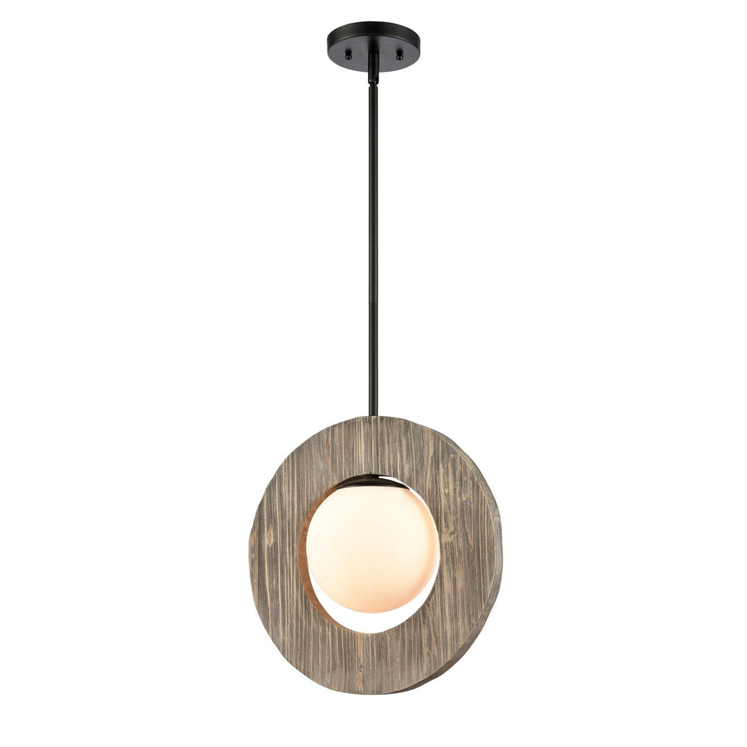 Innovations Maverick 440-1S-BK-W Pendant Light - Matte Black